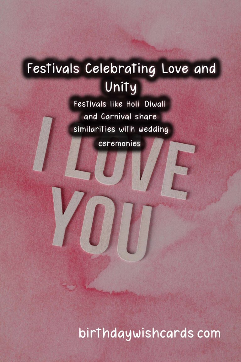 Famous Festivals Similar to Wedding Celebrations