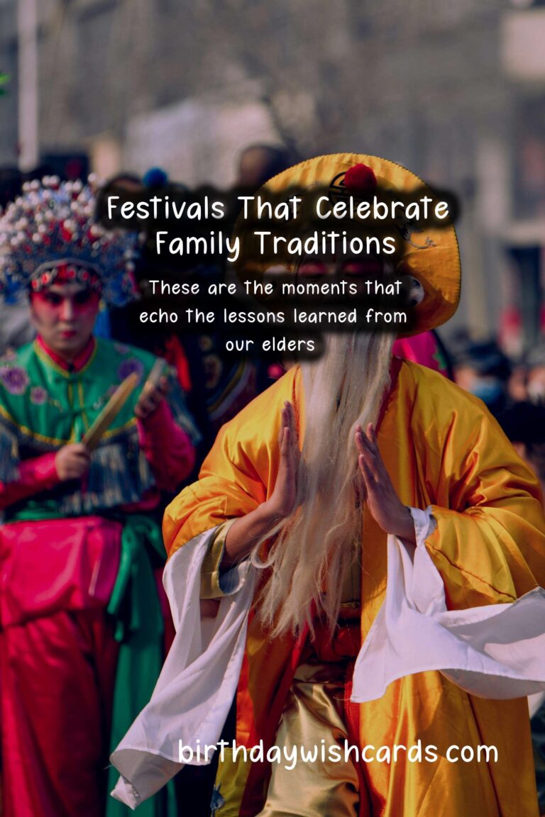 Famous Festivals That Celebrate Traditions Like Grandparents