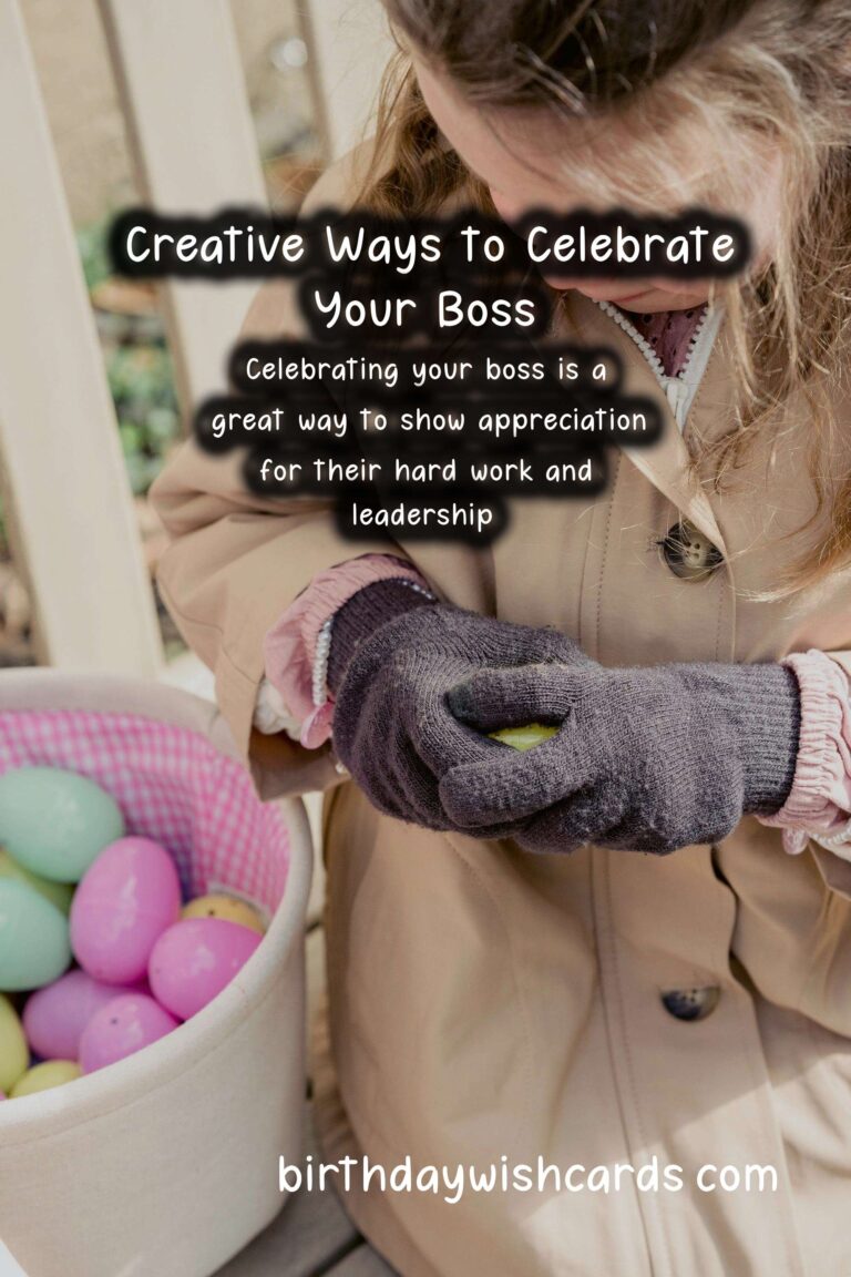 Fun Activities to Celebrate Bosses