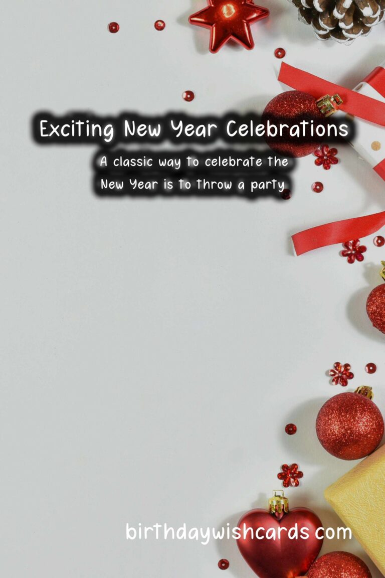 Fun Activities to Celebrate New Year