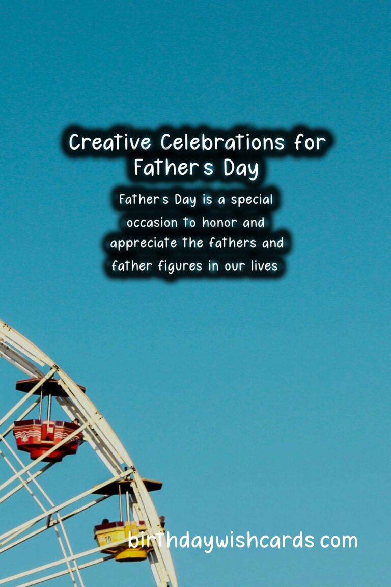Fun Ways to Celebrate Father’s Day