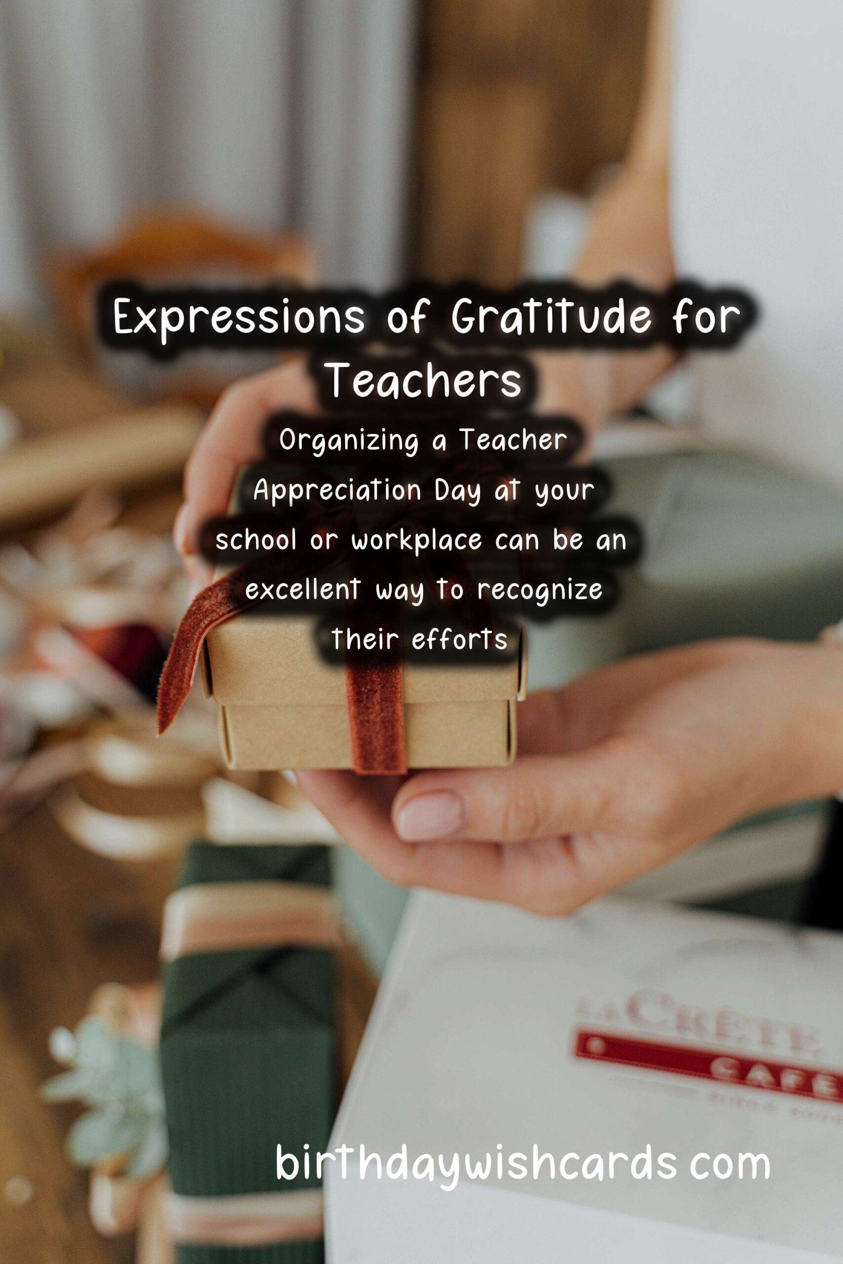 Fun Ways to Celebrate Teachers