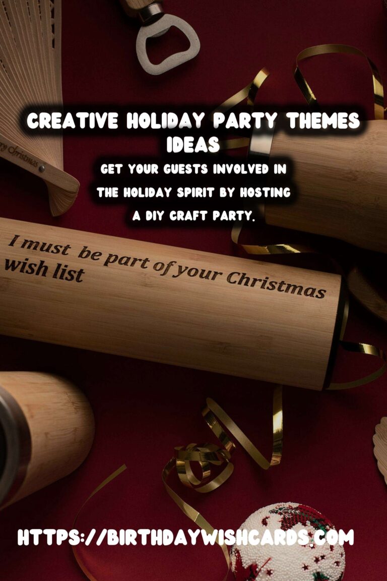 Fun Ways to Craft Holiday Party Themes