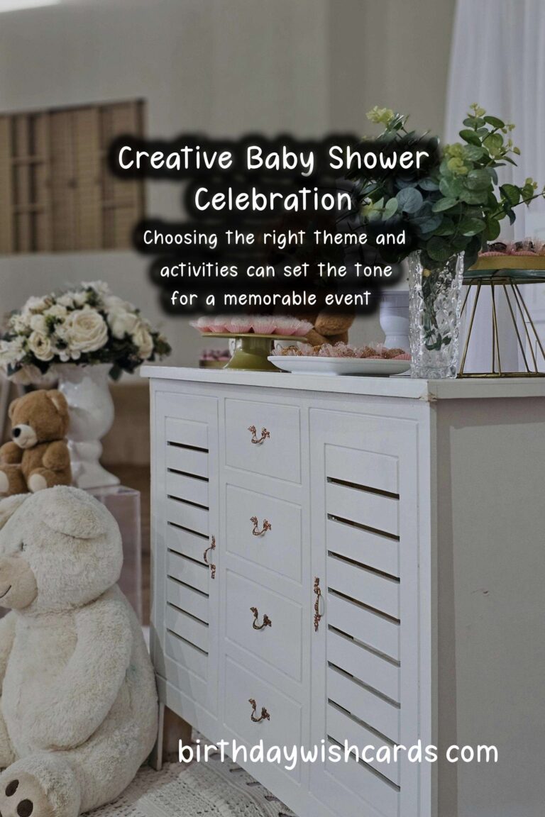 Fun and Creative Ways to Celebrate a Baby Shower
