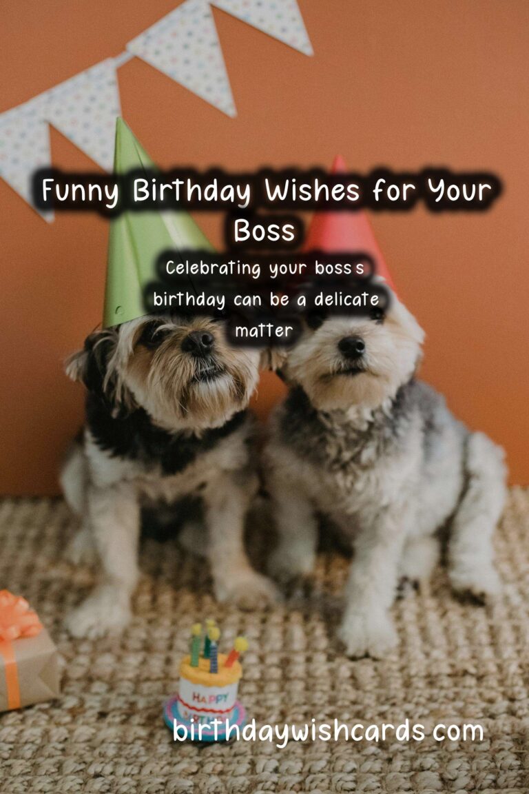 Funny Birthday Wishes for Bosses