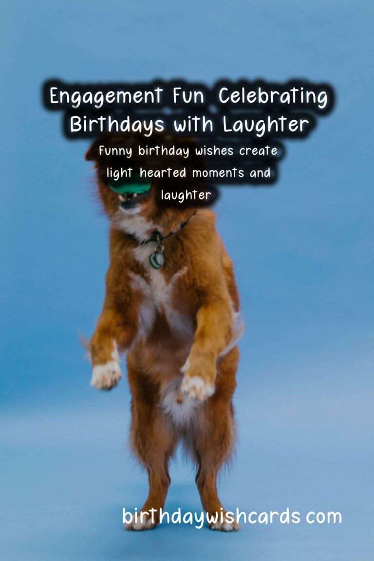 Funny Birthday Wishes for Engagement