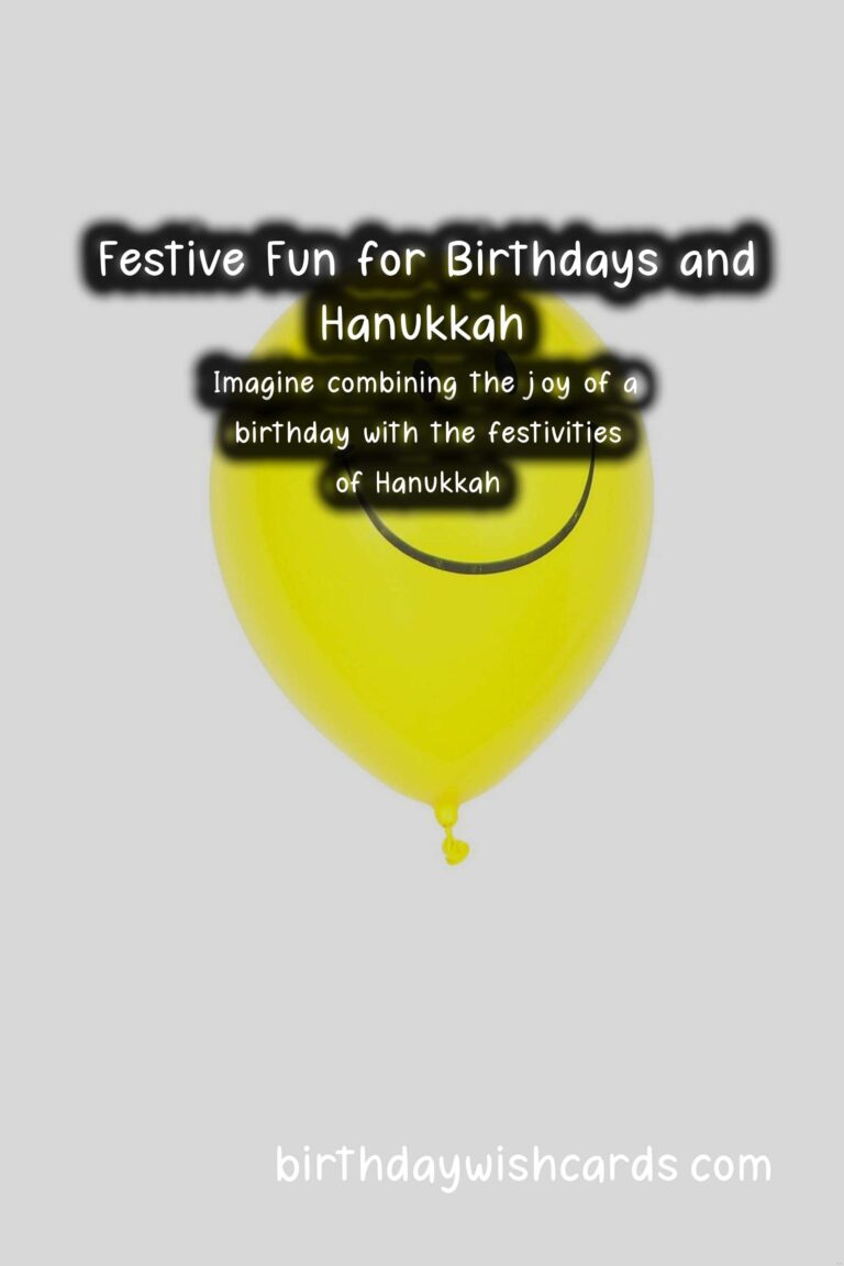 Funny Birthday Wishes for Hanukkah: A Lighthearted Celebration