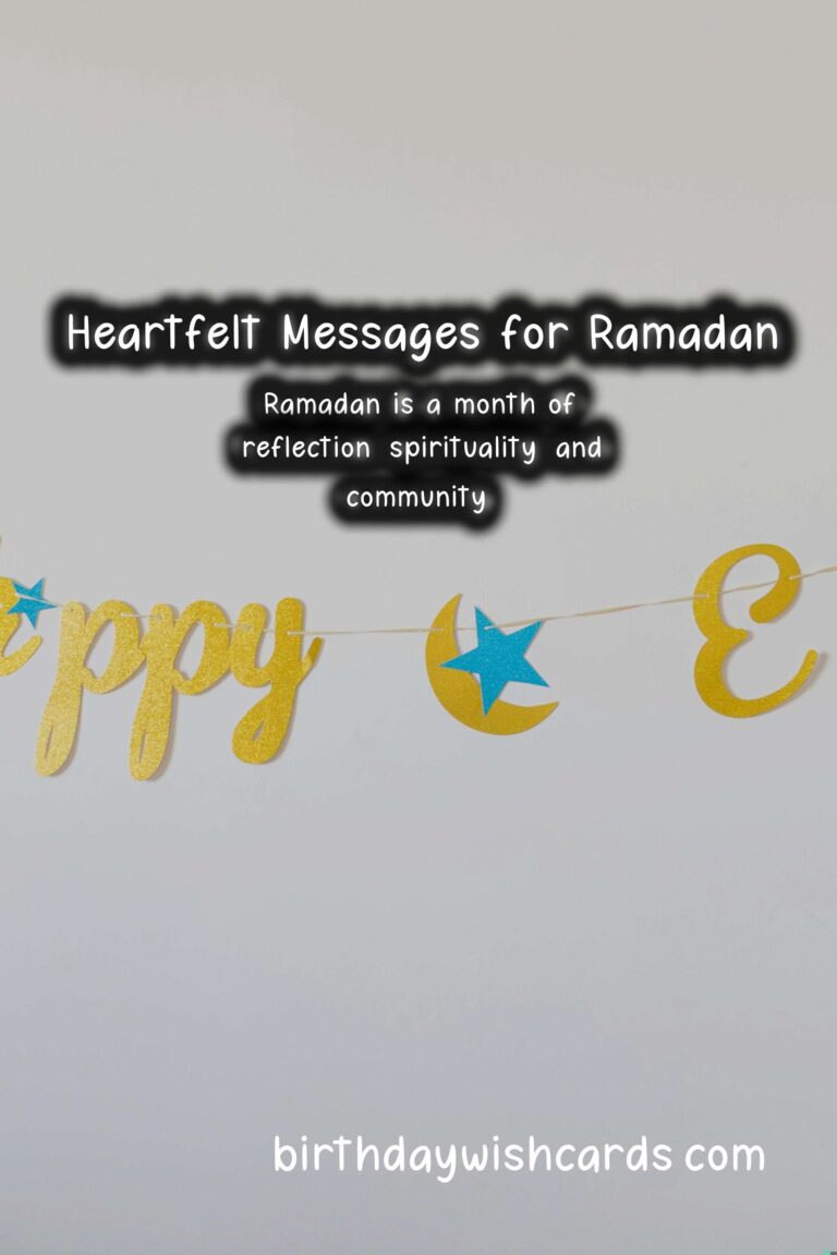 Heartfelt Personalized Message Ideas for Ramadan