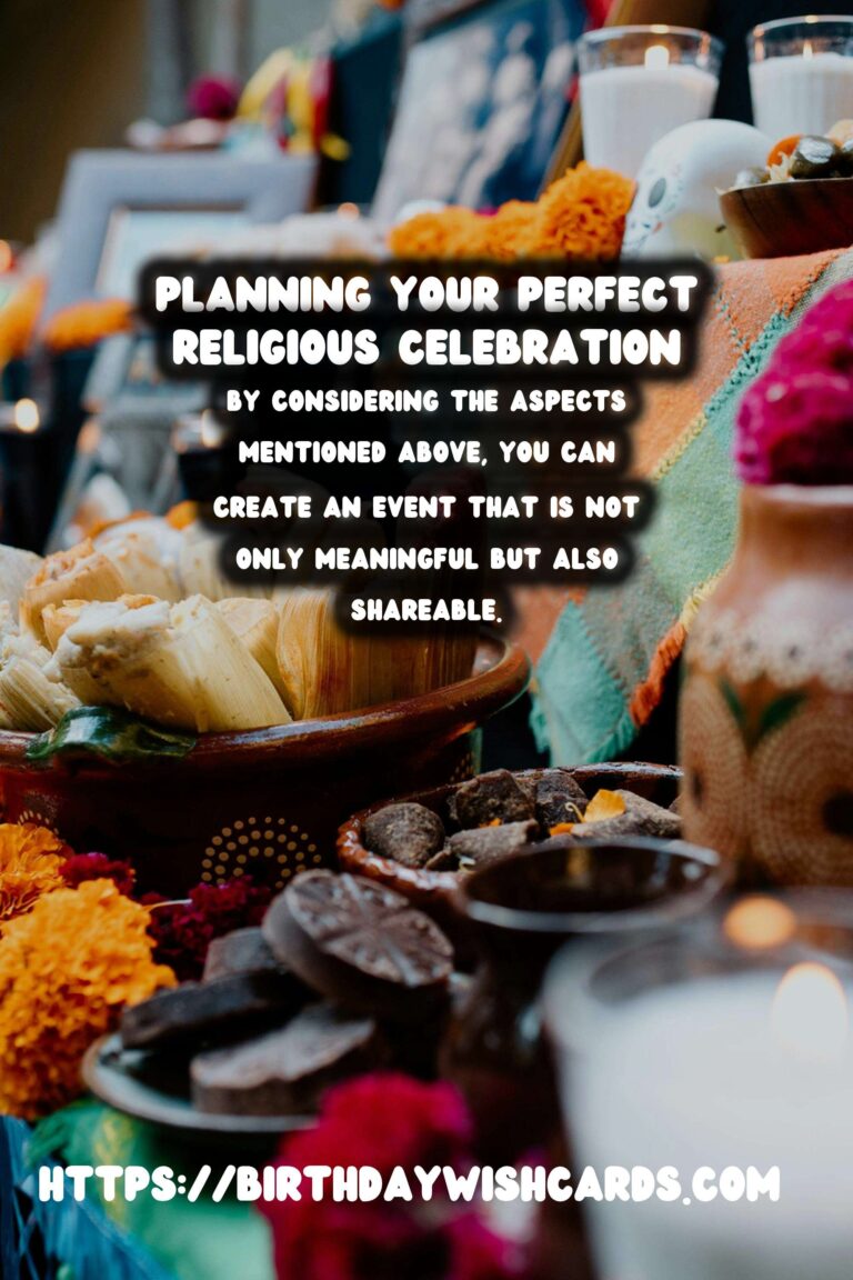 Heartfelt Religious Observance Planning That Are Instagram-Worthy