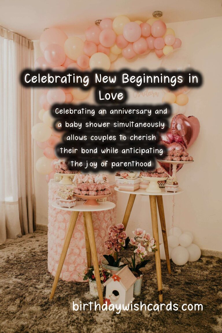 Heartfelt Romantic Anniversary Messages for Baby Showers