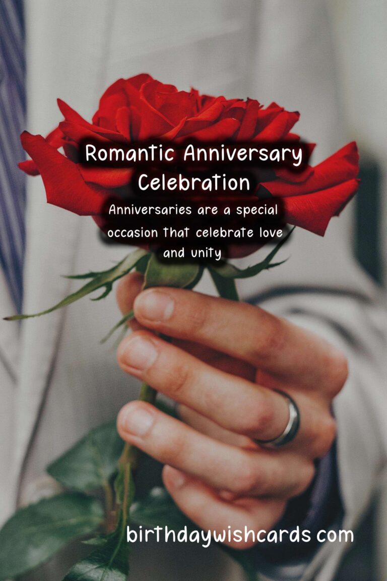 Heartfelt Romantic Anniversary Messages for Your Wedding