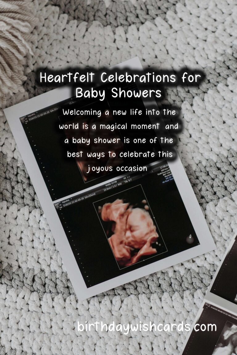 Heartfelt Wishes for Baby Shower: Celebrate with Love and Joy