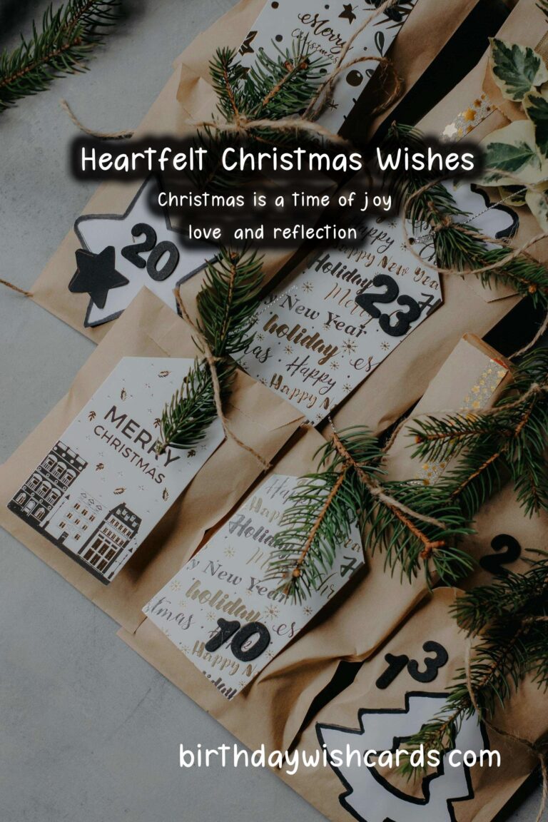 Heartfelt Wishes for Christmas: Share Love and Joy this Season