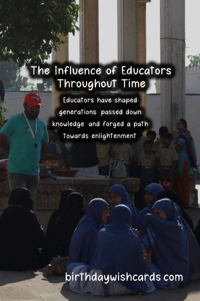 History and Significance of Teachers