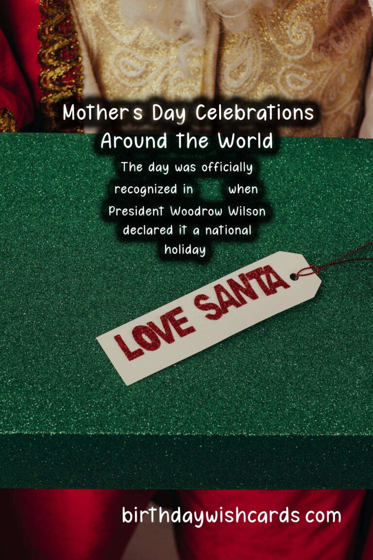 How Mother’s Day is Observed in Various Countries