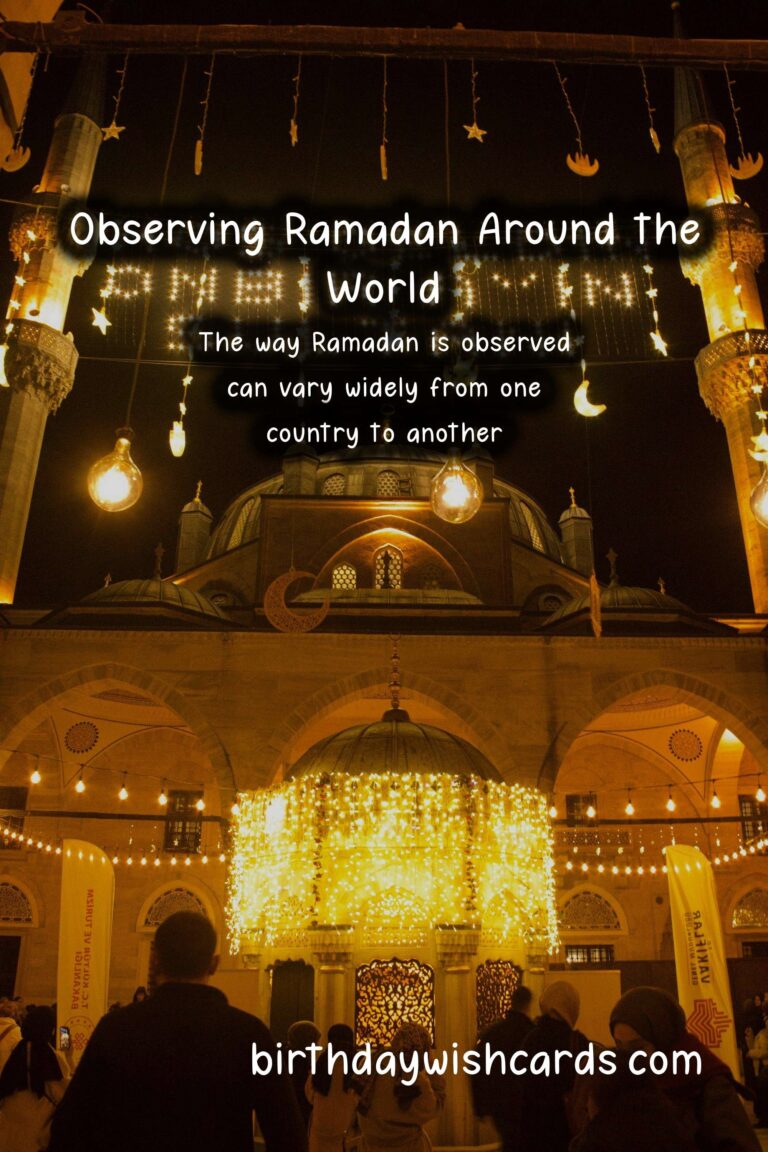 How Ramadan is Observed in Various Countries
