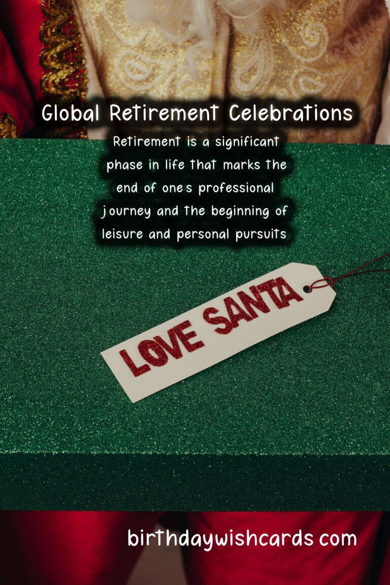 How Retirement is Celebrated Around the World