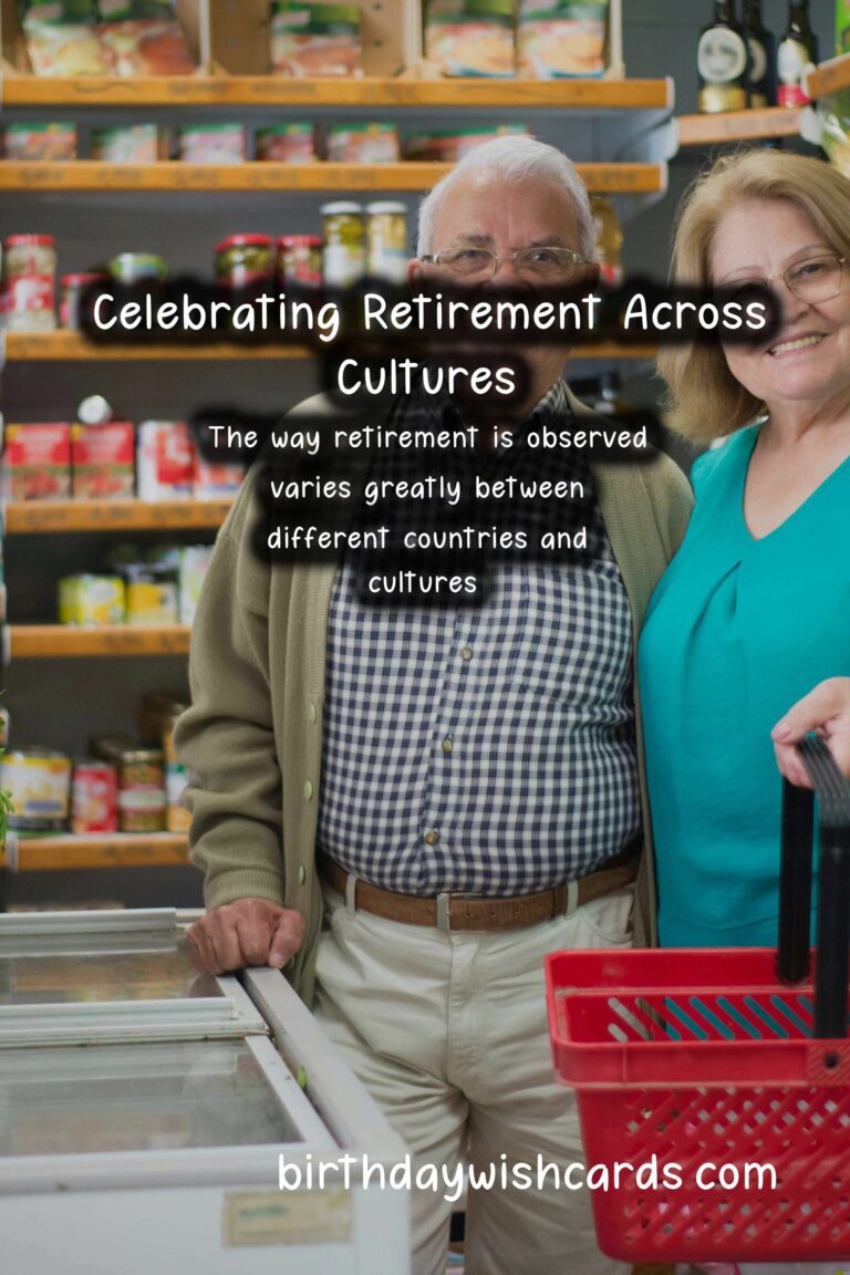 How Retirement is Observed in Various Countries