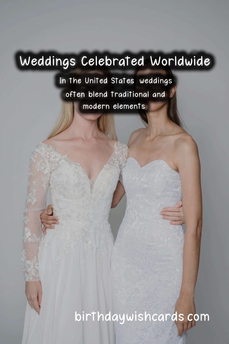 How Weddings Are Celebrated Around the World