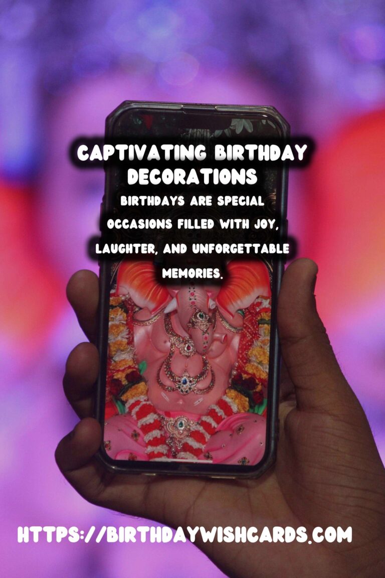 How to Celebrate Birthday Decorations For Social Media