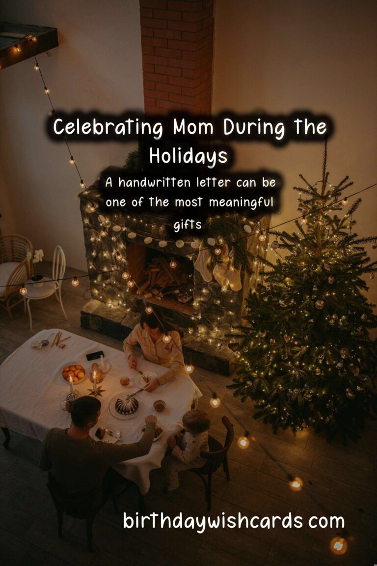 How to Celebrate Mom During the Holidays