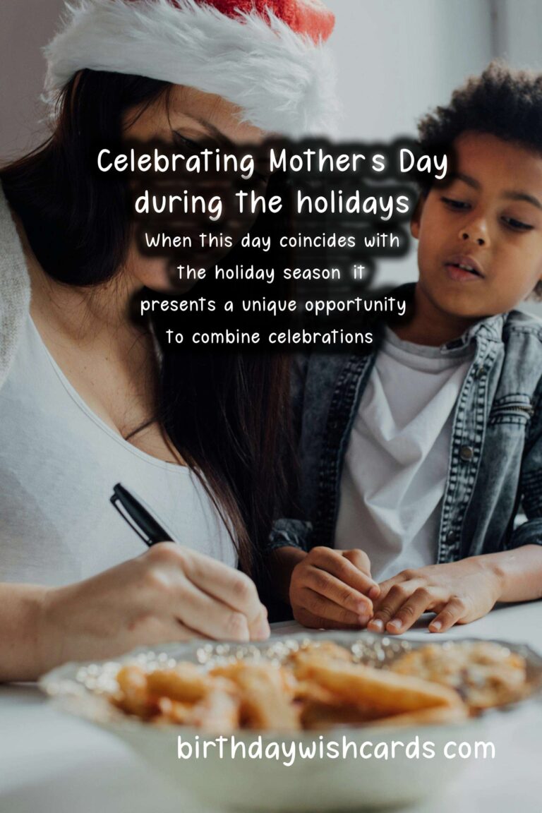 How to Celebrate Mother’s Day During the Holidays
