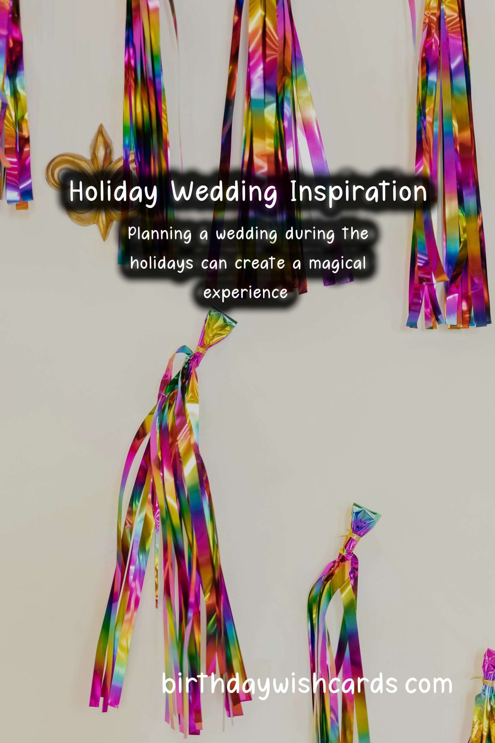How to Celebrate Your Wedding During the Holidays
