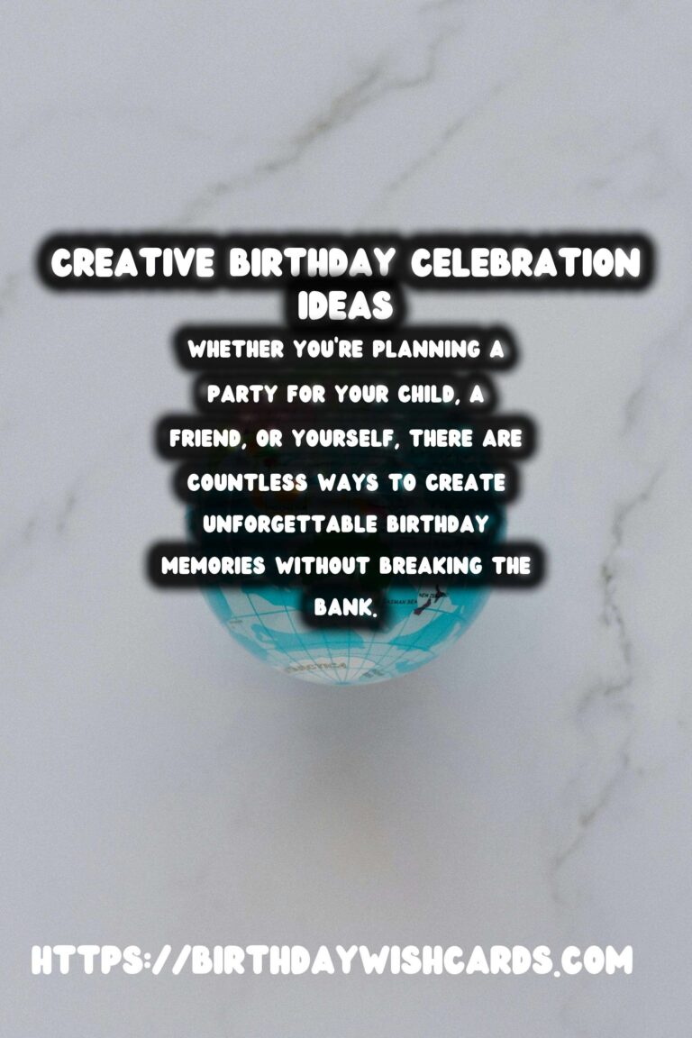 How to Craft Birthday Celebration Ideas For Every Budget