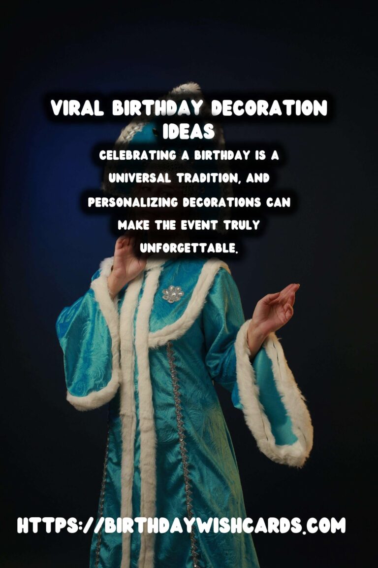 How to Personalize Birthday Decorations That Go Viral