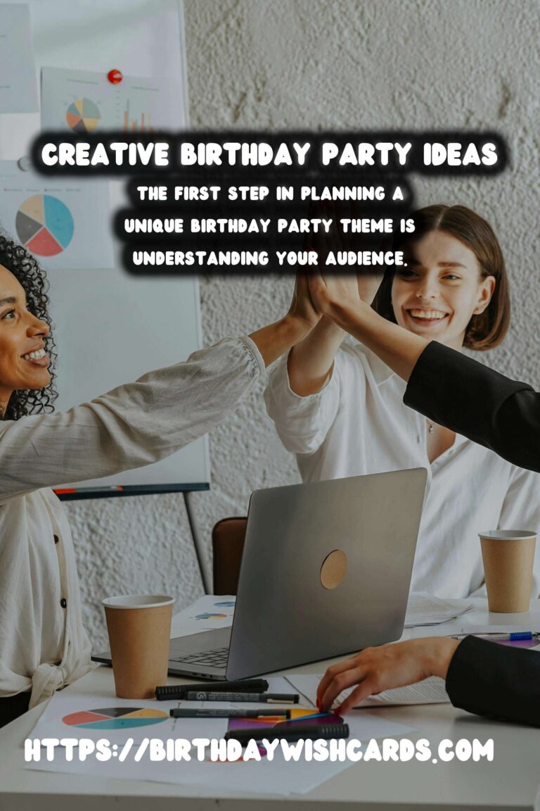 How to Plan Birthday Party Themes That Are Unique