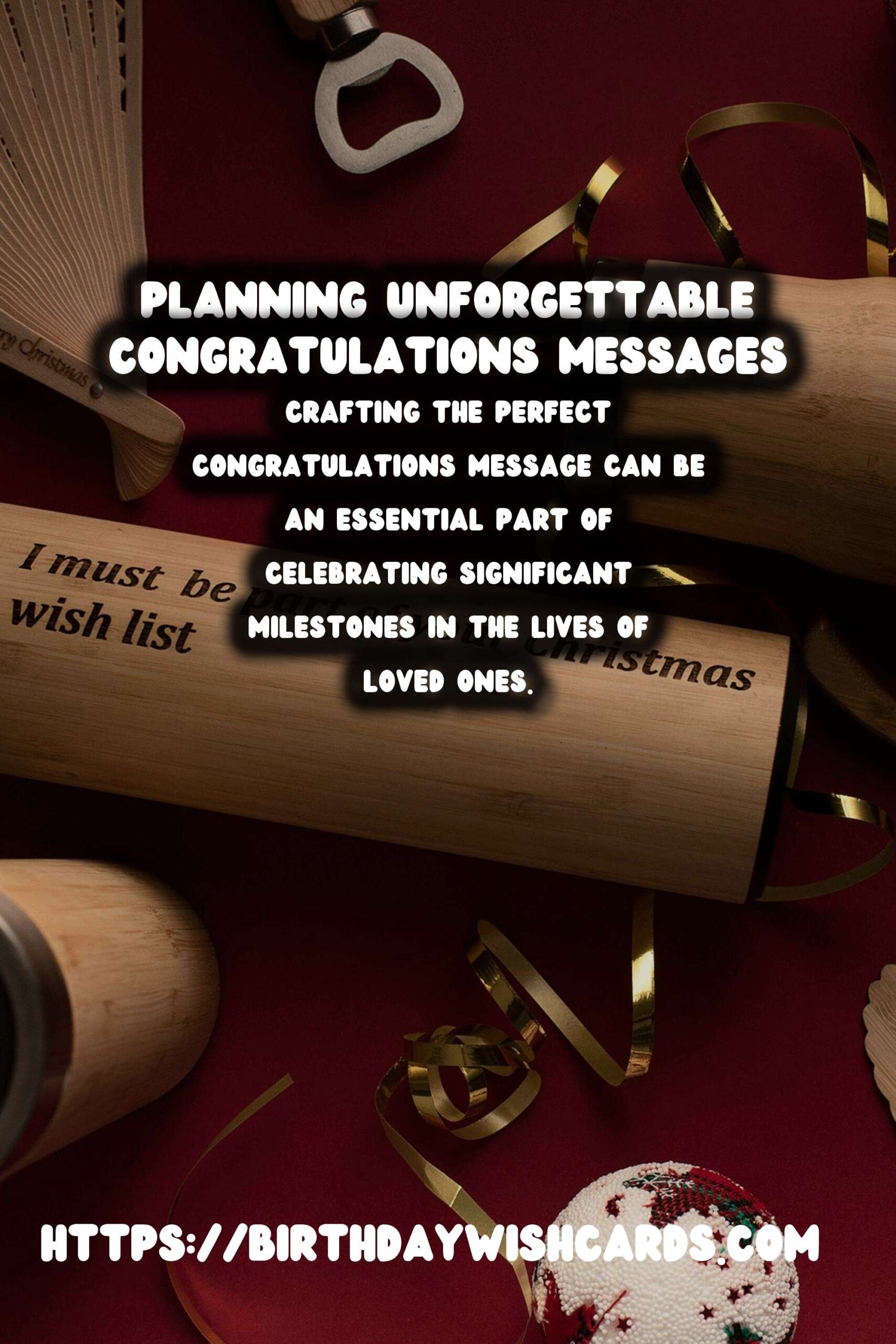 How to Plan Congratulations Messages For an Unforgettable Experience