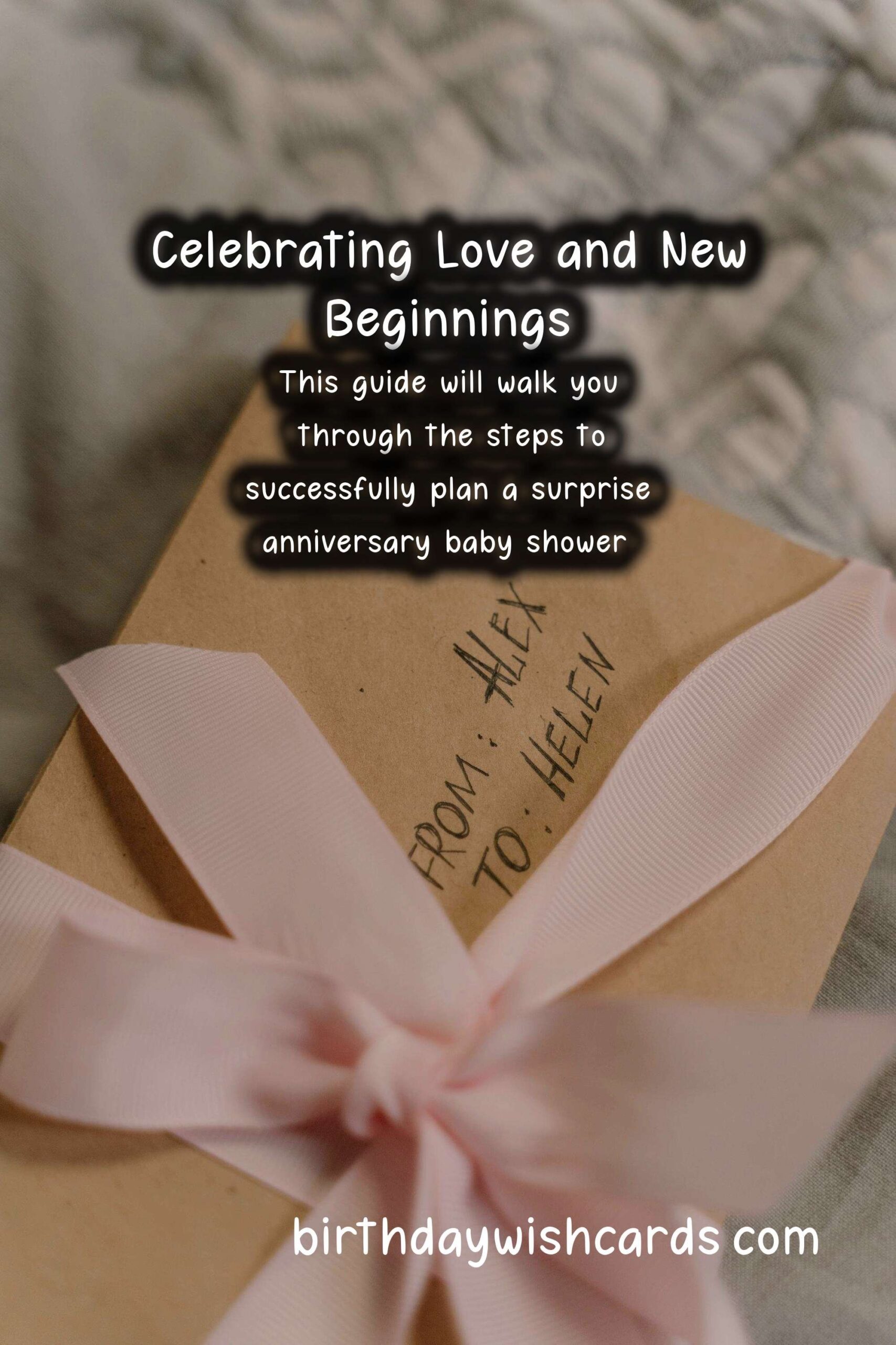 How to Plan a Surprise Anniversary Baby Shower