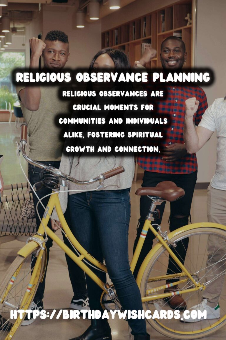 How to Prepare Religious Observance Planning to Try This Year