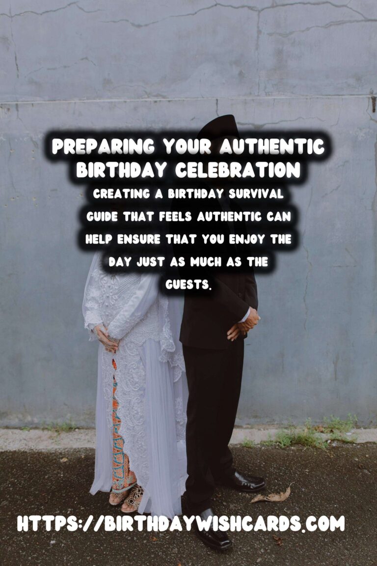 How to Prepare a Birthday Survival Guide That Feels Authentic