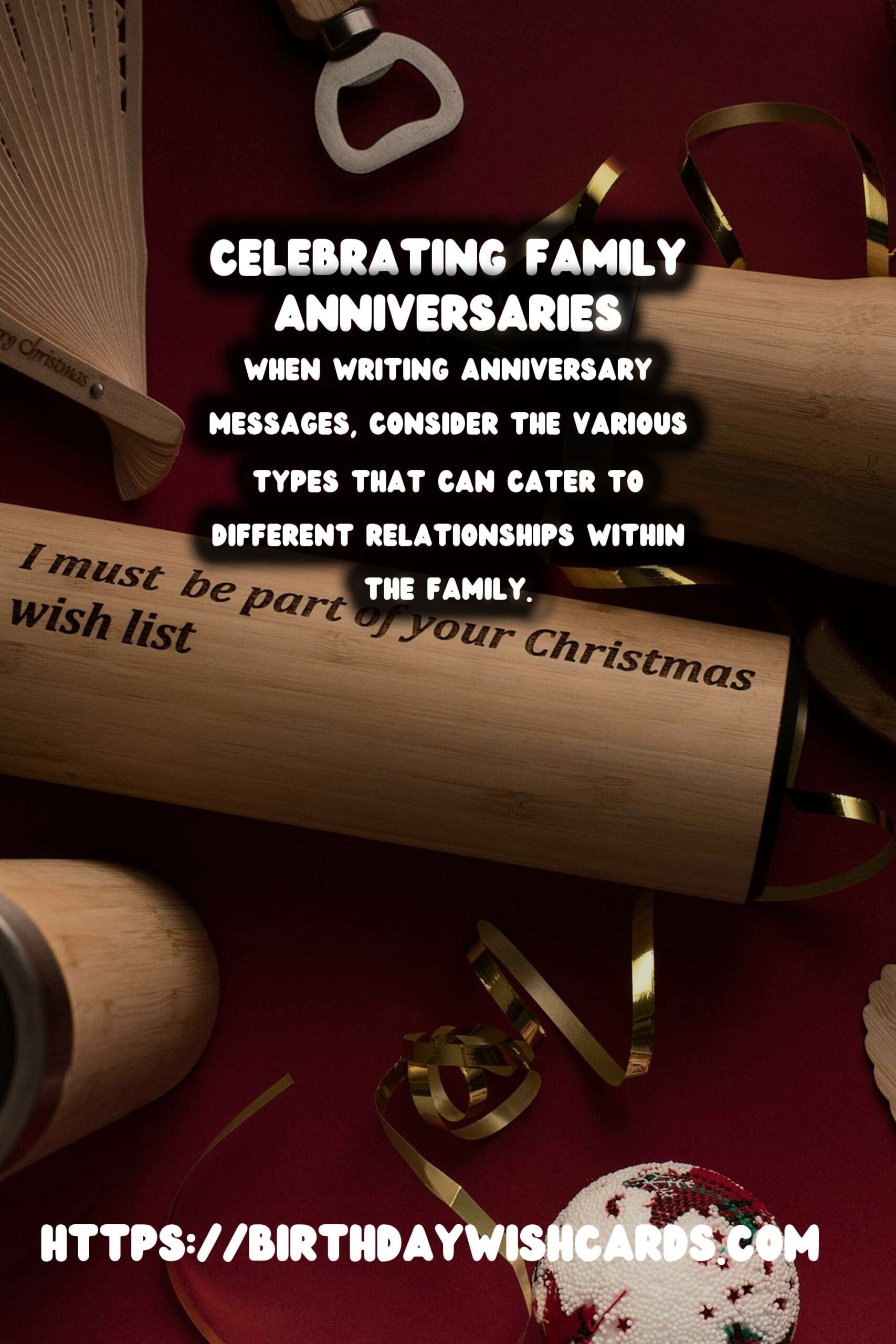 How to Write Anniversary Messages for the Whole Family