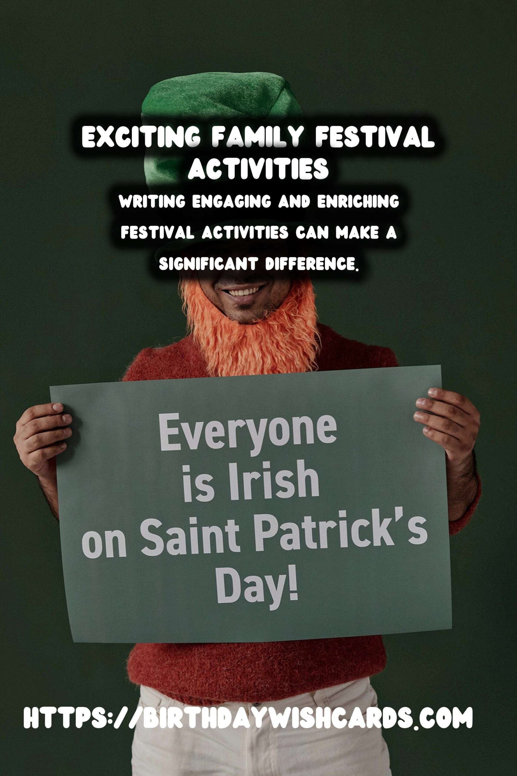 How to Write Festival Activities for Families for Lasting Impressions