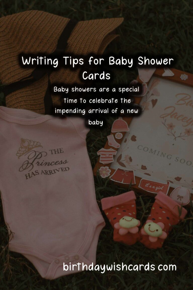 How to Write a Meaningful Baby Shower Card