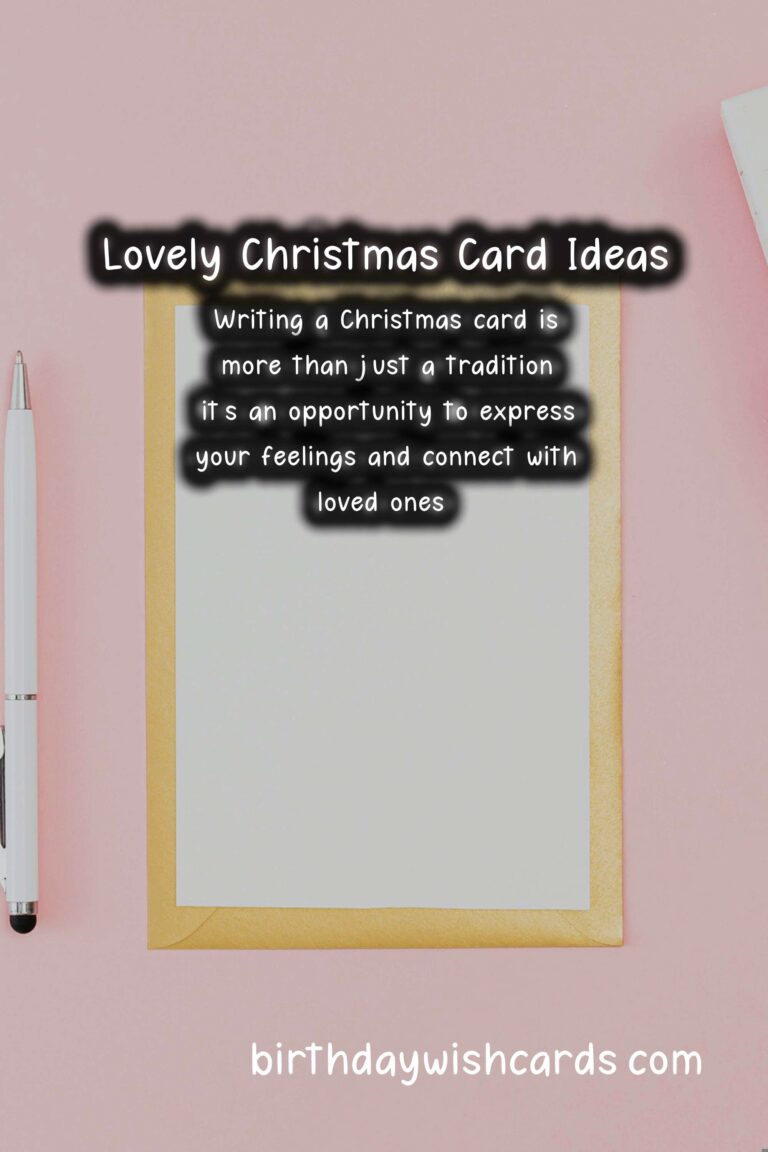How to Write a Meaningful Christmas Card