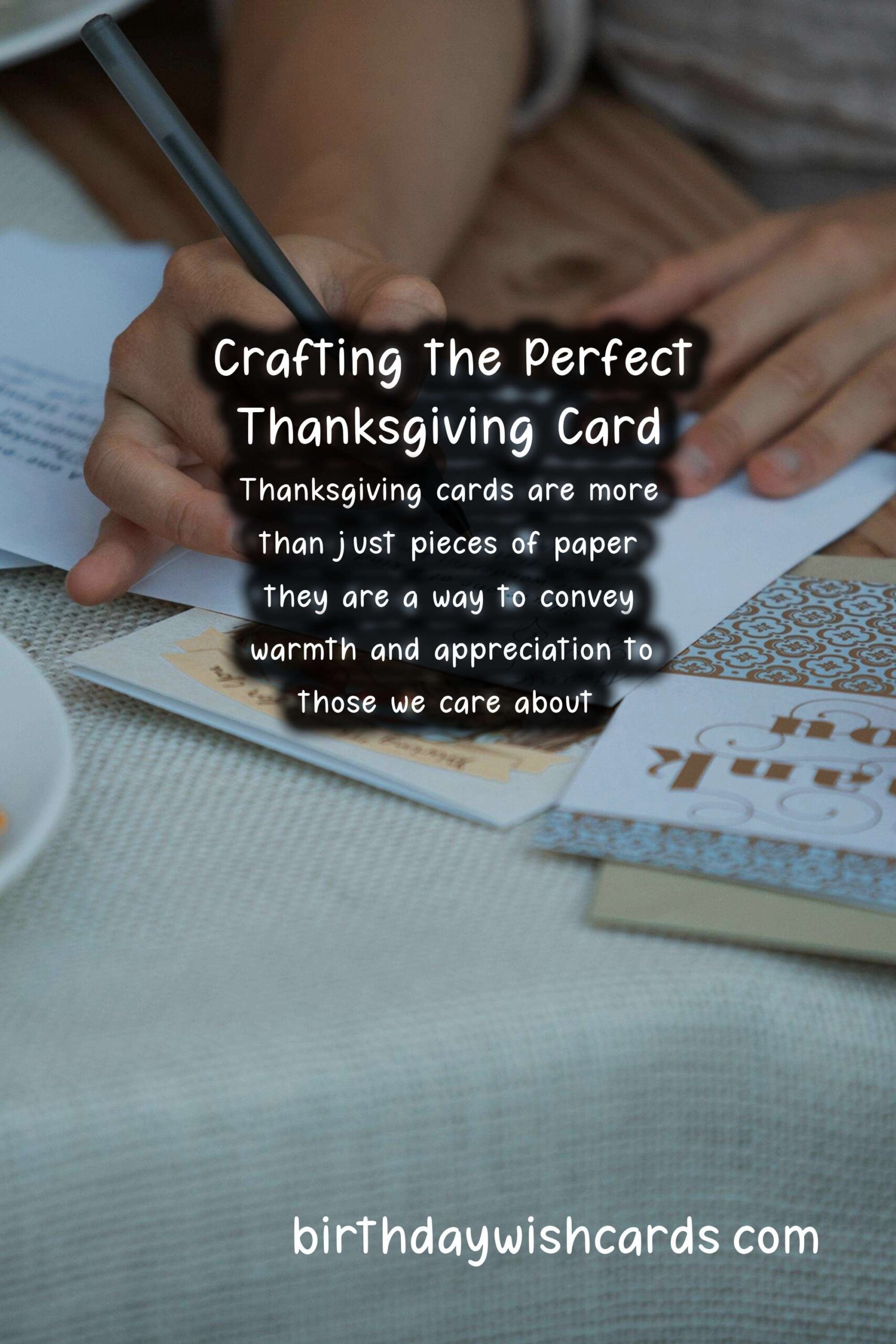 How to Write a Meaningful Thanksgiving Card