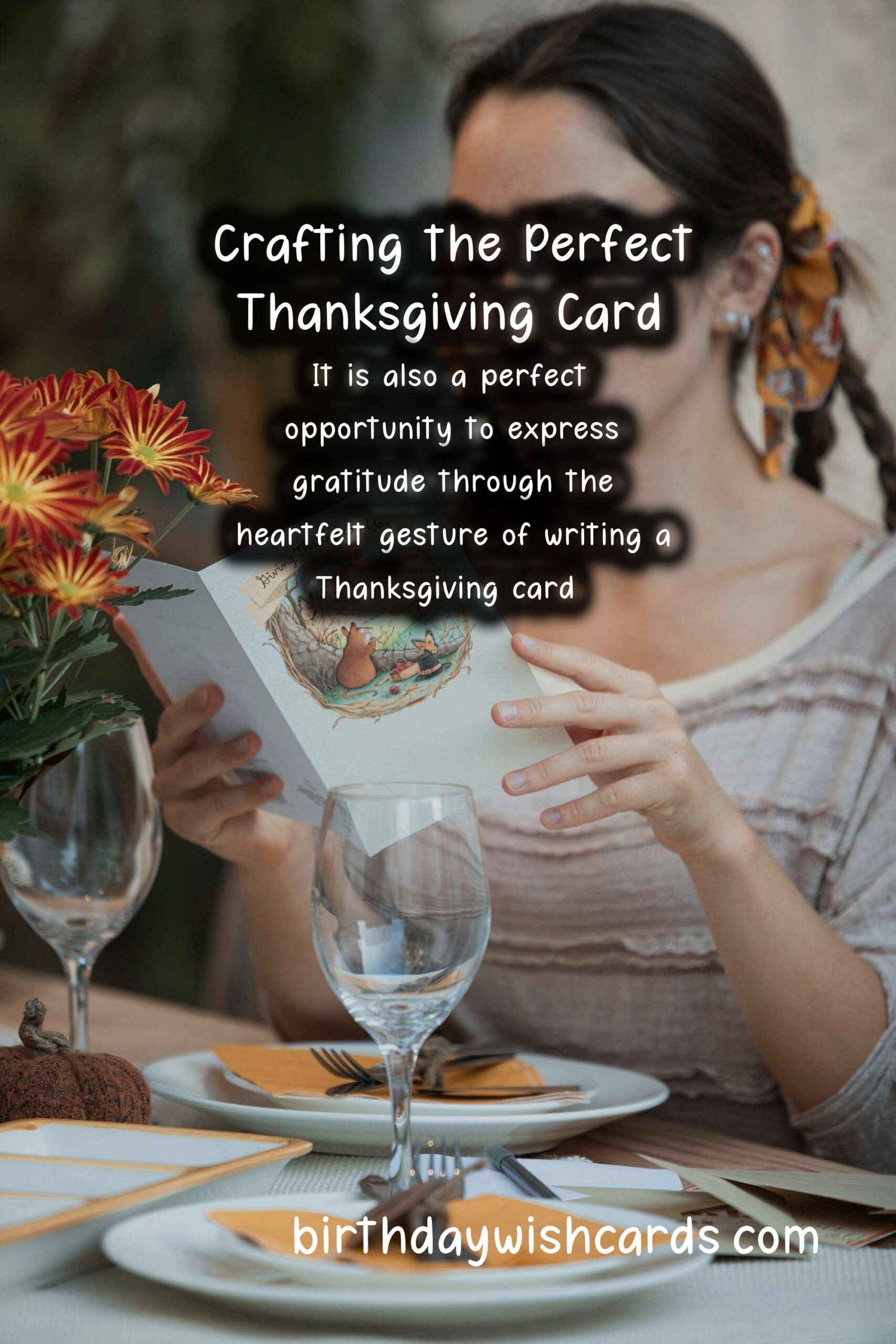How to Write a Meaningful Thanksgiving Card