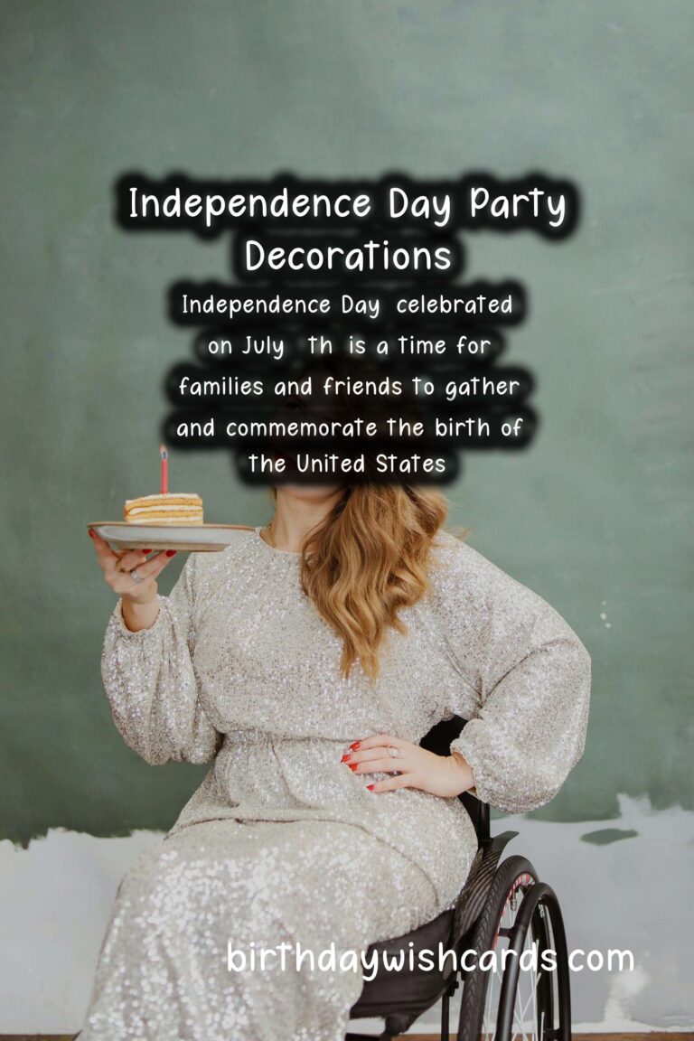 Independence Day Party Ideas for Family and Friends