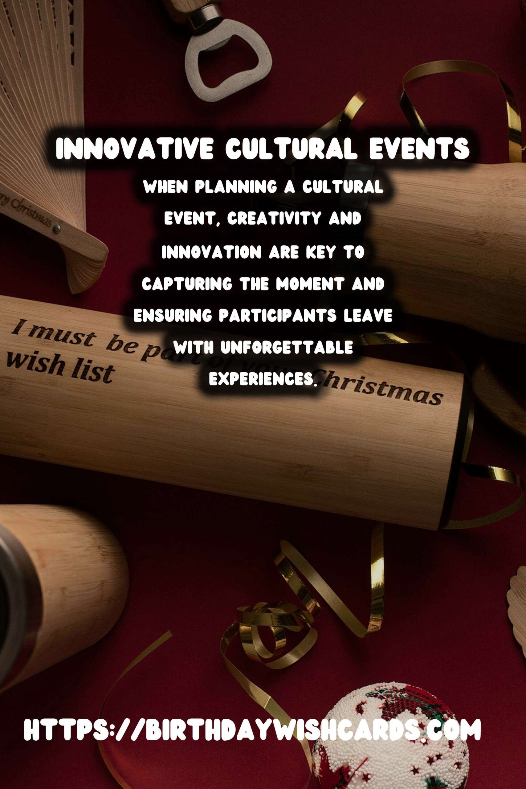 Innovative Cultural Event Guide That Captures the Moment