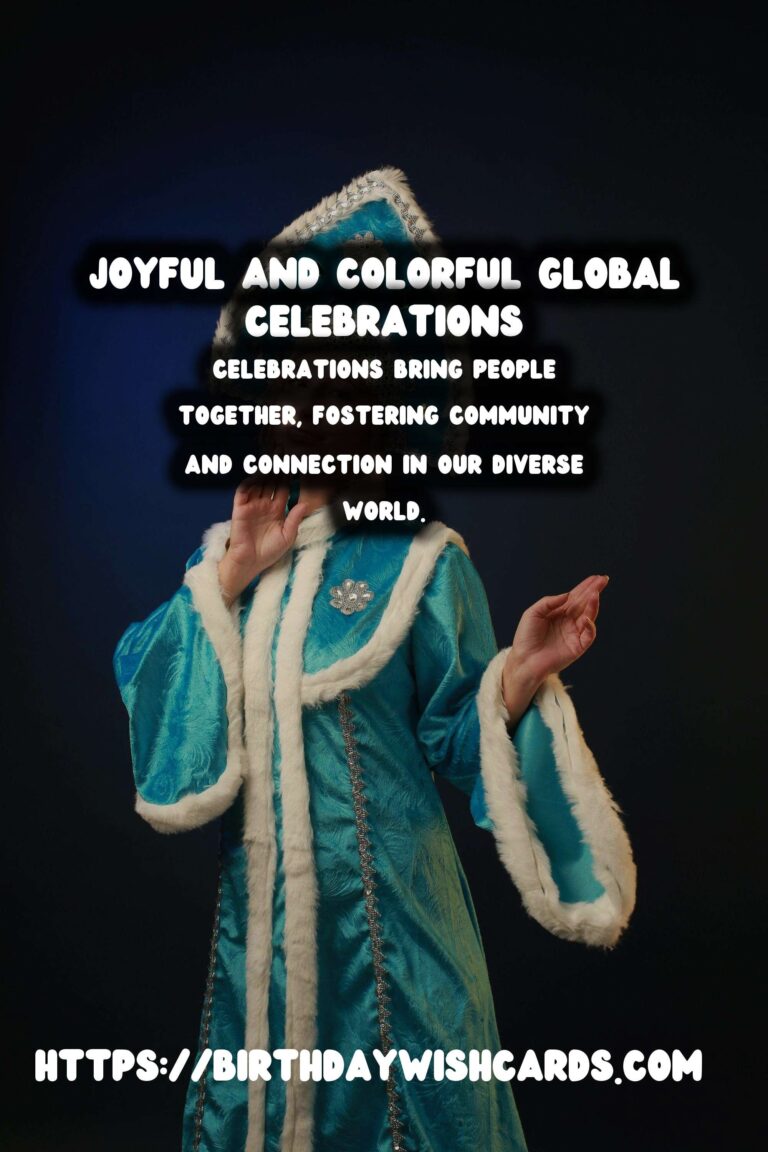 Joyful Ways to Write Global Celebration Ideas