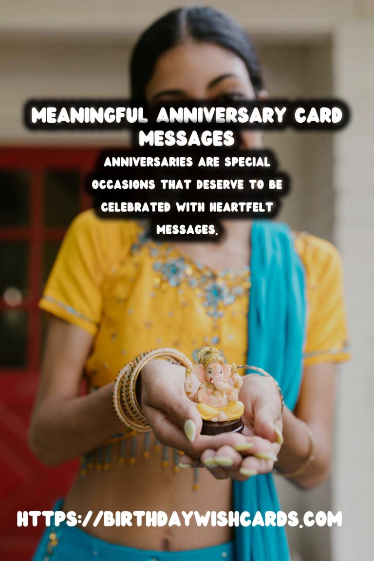 Meaningful Anniversary Card Messages That Are Unique