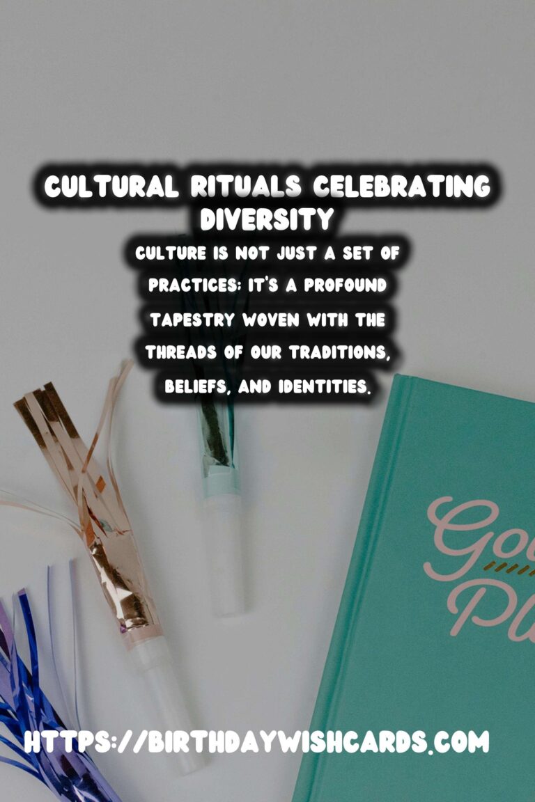 Meaningful Cultural Ritual Guide For Every Personality