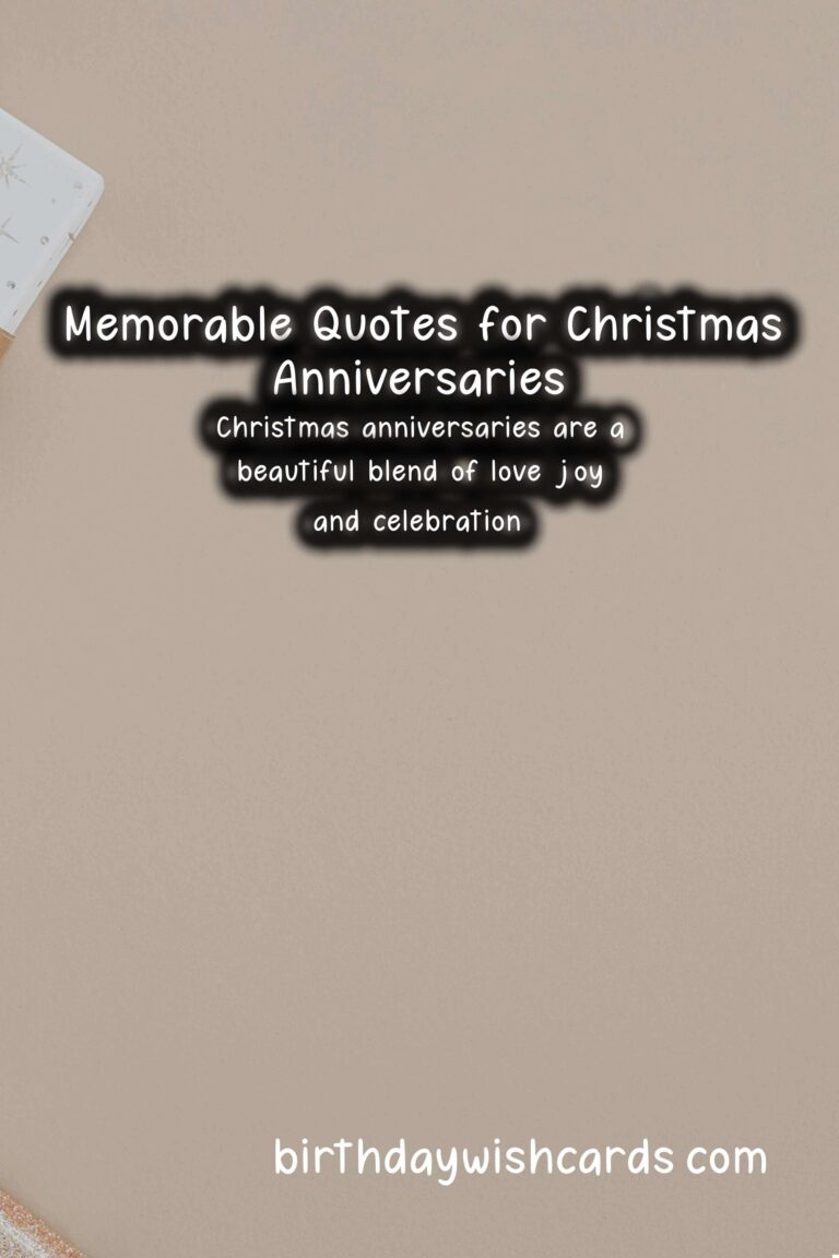 Memorable Anniversary Quotes for Christmas