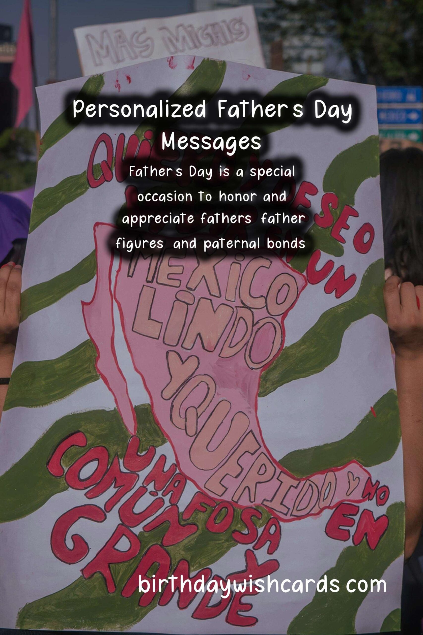 Personalized Message Ideas for Father's Day