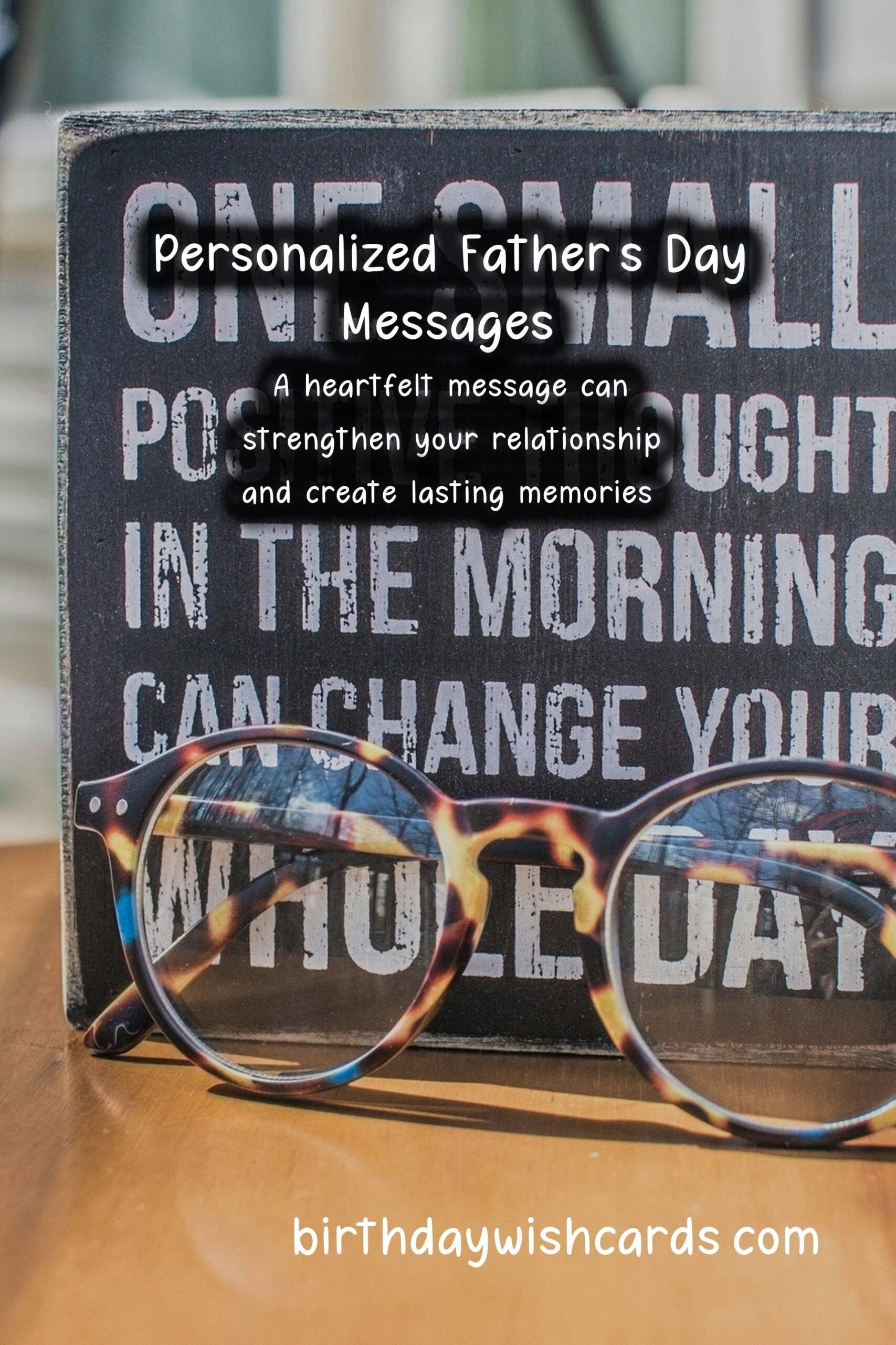 Personalized Message Ideas for Father's Day