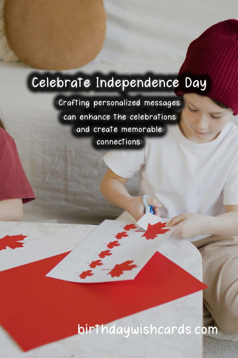Personalized Message Ideas for Independence Day