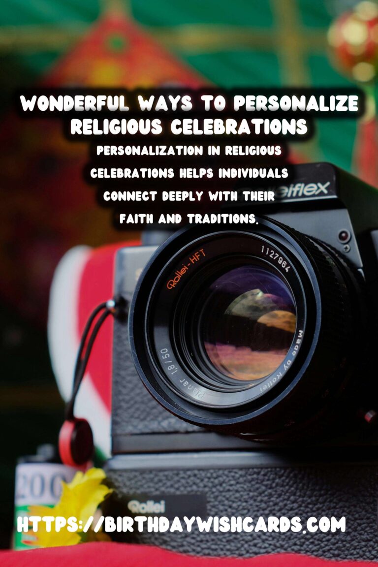 Personalized Ways to Prepare Religious Celebration Ideas